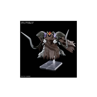 Figura de ação de robô mecânico com capa castanha e garras curvas prateadas