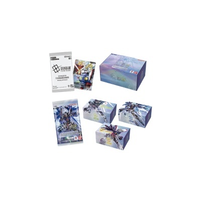 Pacotes e caixas do jogo de cartas Gundam Freedom Ascension
