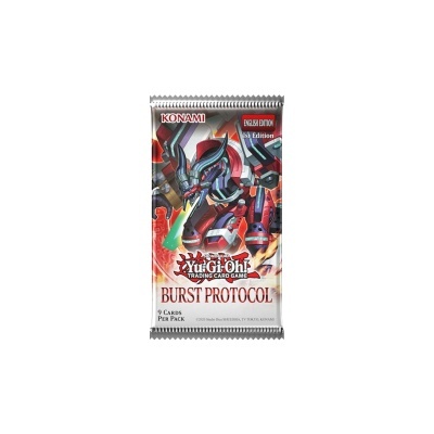 Pacote de cartas Yu-Gi-Oh! Burst Protocol com dragão robótico