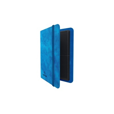 Capa azul para cartucho de videojogo com texto GAMEGENIC e elástico
