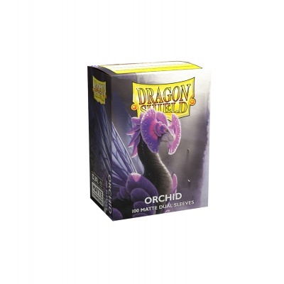 Caixa de proteção para cartas Dragon Shield modelo Orchid com 1000 sleeves duplos foscos