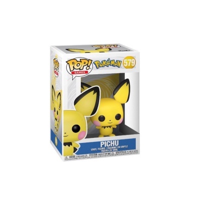 Funko Pop de vinil Pichu da série Pokémon na embalagem