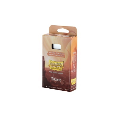Embalagem de plástico para cartas Dragon Shield tons castanho amarelo para jogos de tabuleiro