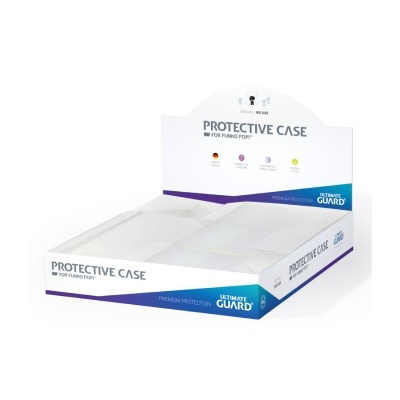 Expositor branco para capas protetoras Ultimate Guard para cartas Funko Pop