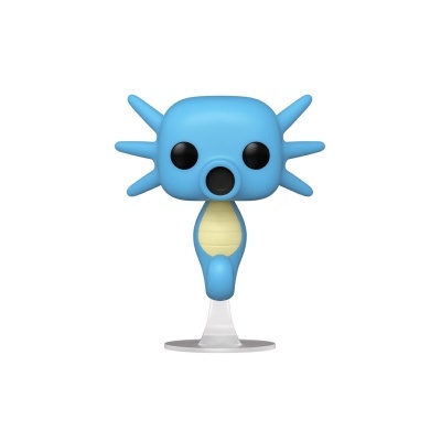 Figura colecionável de Pokémon Wooper azul em base transparente