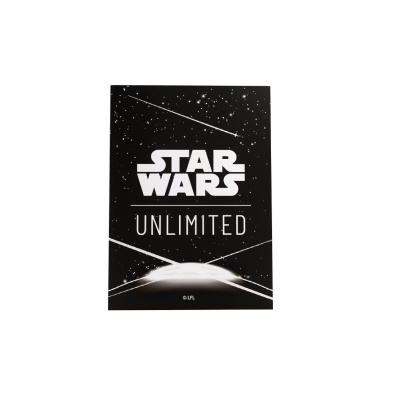 Capa preta com texto STAR WARS UNLIMITED e estrelas brancas