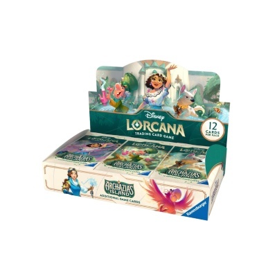 Caixa de cartas Disney Lorcana edição Archenzias Island