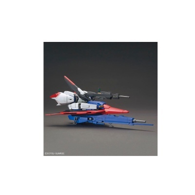 Modelo de brinquedo robô colorido com canhões e asas