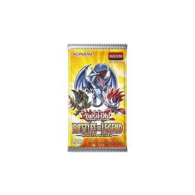 Pack de carta Yu-Gi-Oh! Battle of Legend Monster Mayhem com dragões coloridos
