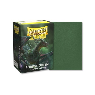 Blister de cartas Dragon Shield verde floresta 100 sleeves mate