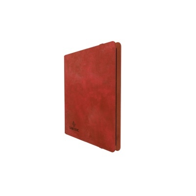 Capa vermelha texturizada para tablet ou livro com logotipo PRESTIGE