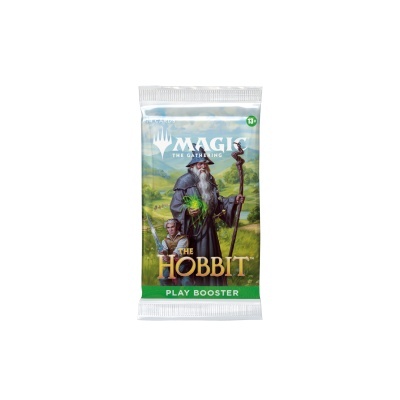 Pacote de booster Magic The Gathering The Hobbit Play Booster com imagem de feiticeiro