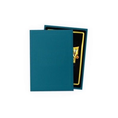 Carteira azul turquesa em couro com caixa preta e amarela