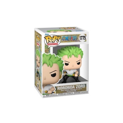 Figura Pop! Animation Roronoa Zoro da série One Piece na embalagem