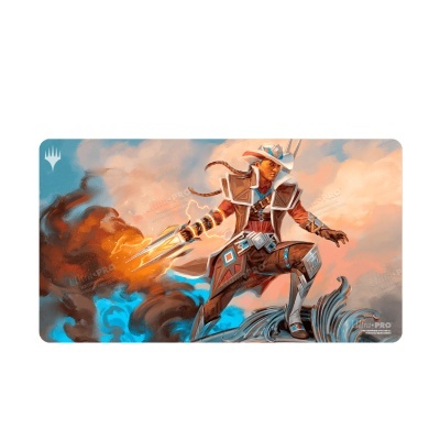 Tapete ilustrado com guerreiro em armadura em cenário de fogo e fumaça