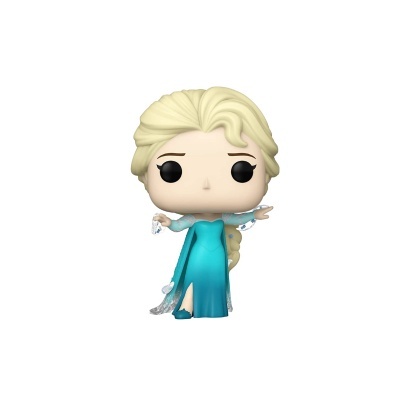 Figura Funko Pop Elsa vestido azul claro cabelos loiros