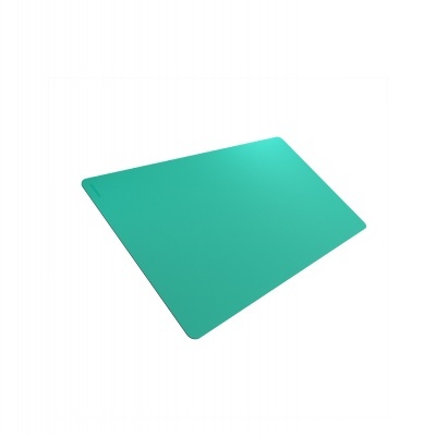 Tapete verde-água retangular com cantos arredondados