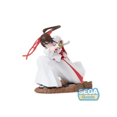 Figura colecionável SEGA personagem com espada e traje tradicional