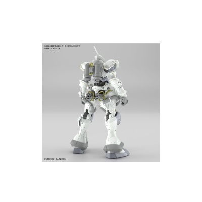 Figura robótica futurista branca com propulsores nas costas