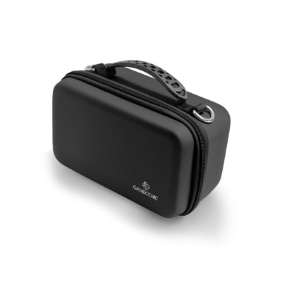 Mala preta rígida com pega e logótipo GAMEGEAR.