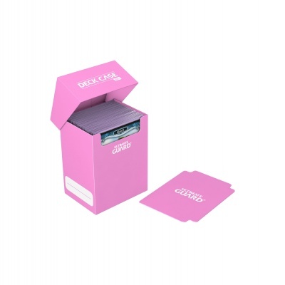 Estojo rosa para cartas Deck Case e capa protetora Ultra Pro Guard