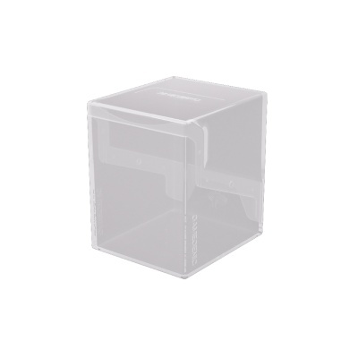 Caixa de plástico transparente cúbica com tampa