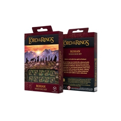 Embalagem do conjunto de dados The Lord of the Rings Rohan 10xD6