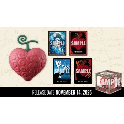 Cartas colecionáveis e objeto em forma de coração com textura em espiral