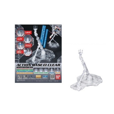 Suporte de exposiçao transparente Action Base 1 Clear da Bandai