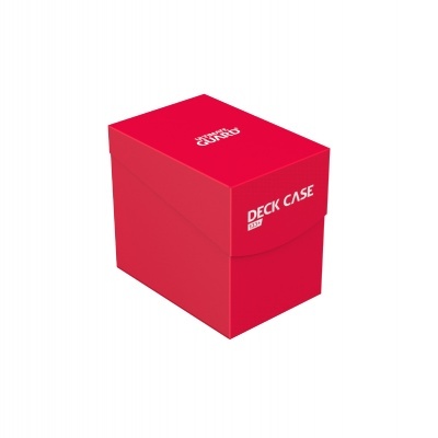 Caixa vermelha para cartas com texto branco