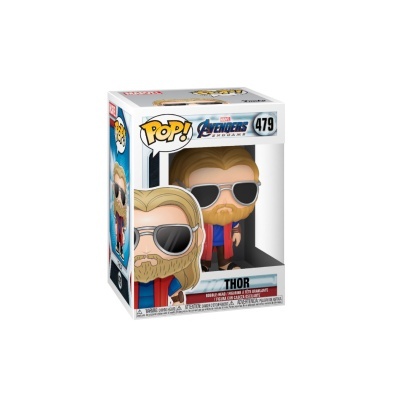 Funko Pop Thor Avengers Endgame na caixa branca