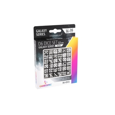Conjunto de dados D6 da série Galaxy em embalagem com 36 peças