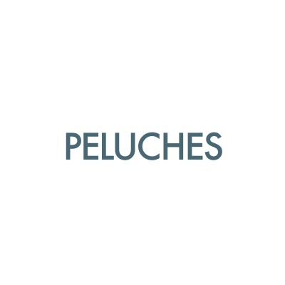 Texto PELuchES em letras grandes azuis
