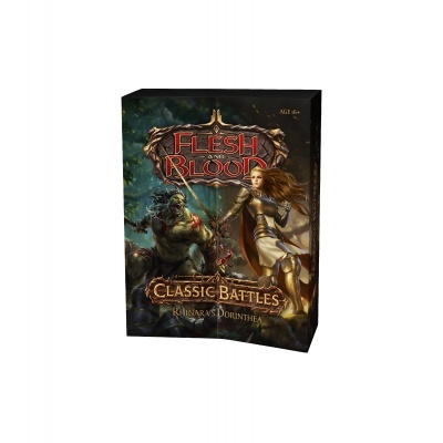 Caixa do jogo de cartas Flesh and Blood Classic Battles