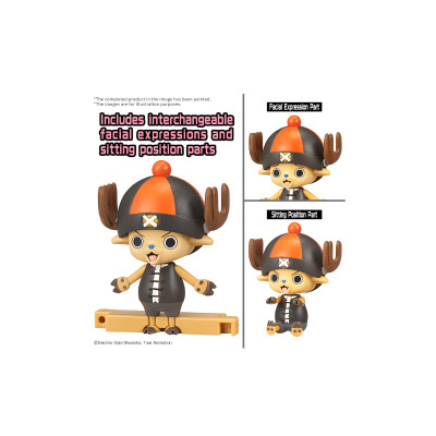 Figura de personagem com chapéu preto e laranja em várias expressões e posições diferentes.