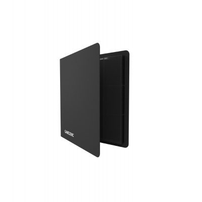 Caixa preta rígida com tampa aberta e marca GAMEZAC