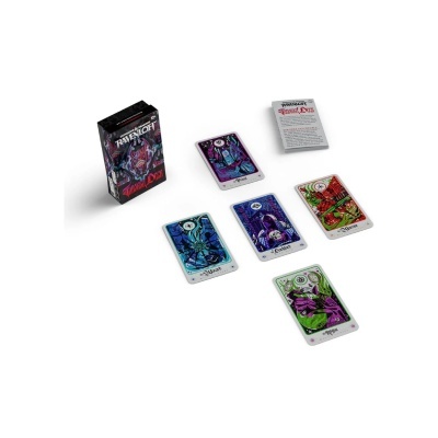 Jogo de cartas Dungeons & Dragons Ravenloft com caixa e cartas coloridas