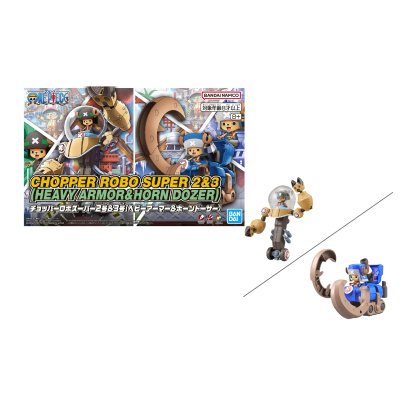 Figura de ação Chopper Robo Super 2 e 3 da série One Piece com caixas e acessórios