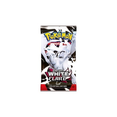 Pacote de cartas Pokémon White Flare com Pokémon branco