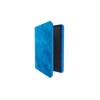 Capa protetora azul para tablet com interior negro