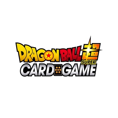 Logótipo Dragon Ball Super Card Game colorido com bola de dragão e dado