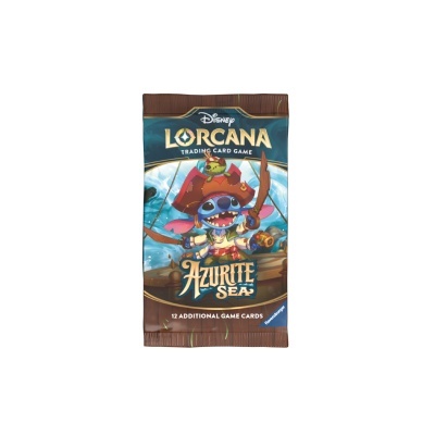 Pacote do jogo de cartas Disney Lorcana Azurite Sea