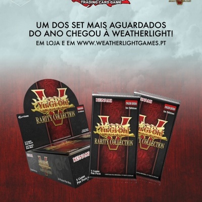 Pacotes e caixa do jogo de cartas Yu-Gi-Oh! Rarity Collection