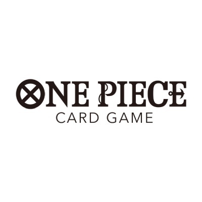 Logótipo do jogo de cartas ONE PIECE CARD GAME em preto e branco