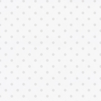 Papel de parede branco com pequenas estrelas cinza claras em padrão repetido