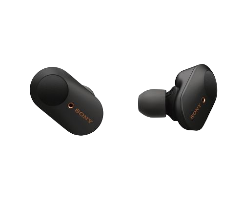 Auriculares Sony WF1000XM3 Noise-Cancelling Pretos - Recondicionado Auriculare Bluetooth sem fios preto Sony com detalhes bronze