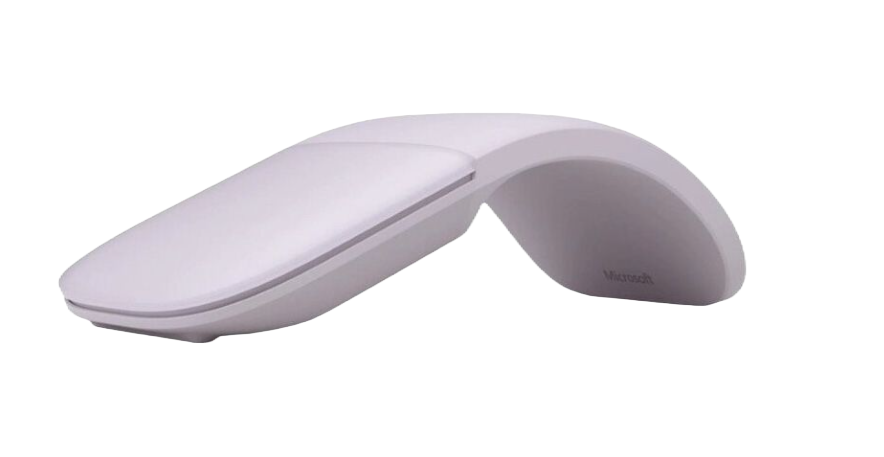 Rato Microsoft Arc Mouse Bluetooth Lilás - Recondicionado Rato sem fios Microsoft branco curvado