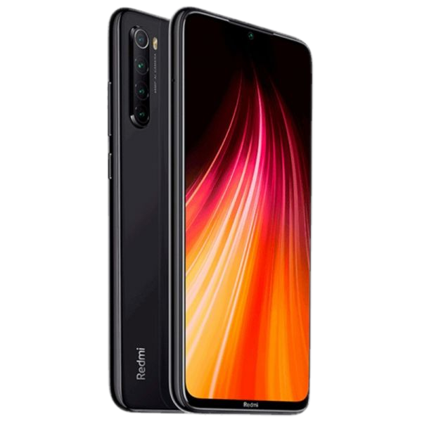 Xiaomi Redmi Note 8 preto 4GB/64GB Recondicionado Grade B Smartphone Redmi preto com ecrã grande e múltiplas câmaras traseiras
