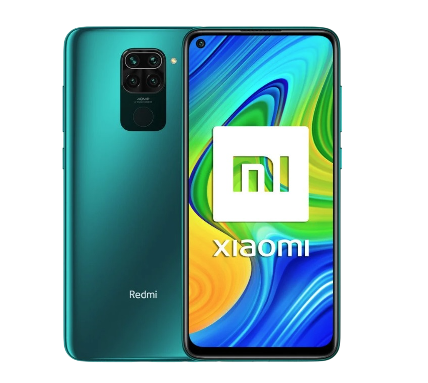Xiaomi Redmi Note 9 3GB/64GB Forest Green Recondicionado Grade C Smartphone Xiaomi Redmi com ecrã colorido e capa traseira verde