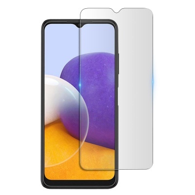Protector de ecrã transparente para smartphone com ecrã e imagem de fundo colorida